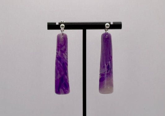 Purple Marble - Teardrops
