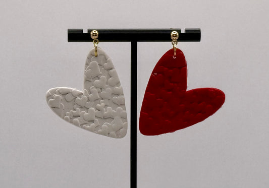 Galentine’s Boho Heart - Red and White